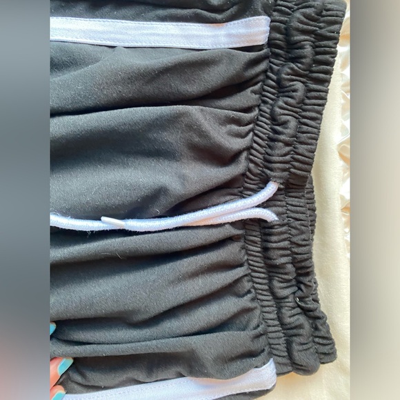 Black and White Athletic Joggers - Picture 6 of 6